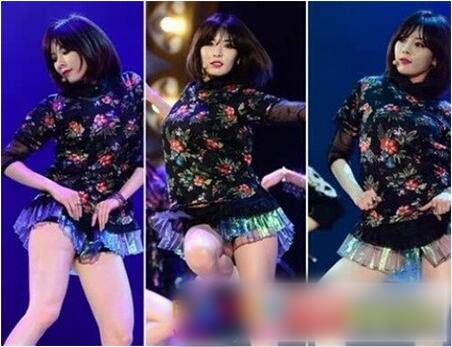 泫雅小短裙事件圖片全套 熱舞春光乍泄被批無下限