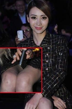 柳巖的胸被強摸圖片曝光 柳巖走光圖片大合集