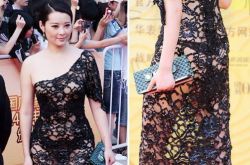 袁立透明裝高清照片 網(wǎng)友驚呼 春光大泄