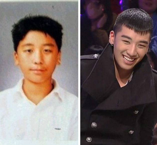 崔勝賢整容前后照片對比 Bigbang成員整容