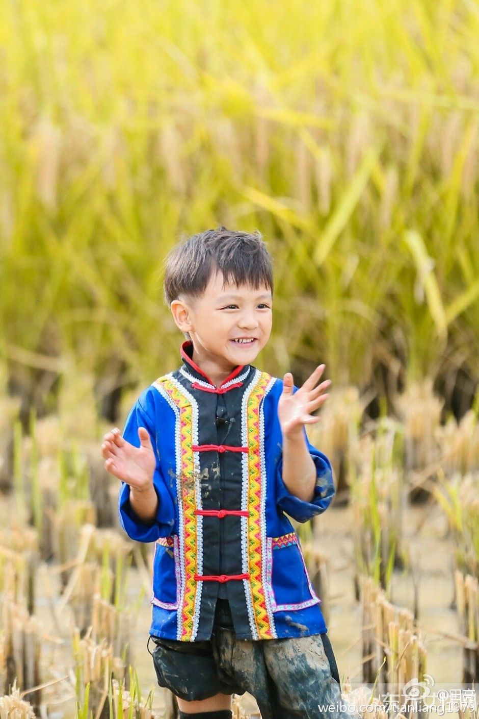 田亮兒子呆萌近照曝光 森蝶抱怨失去寵愛