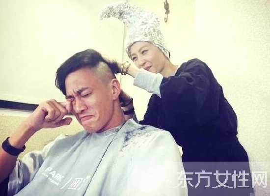 何潤東被嬌妻剃光頭 自嘲剛結婚就要出家了