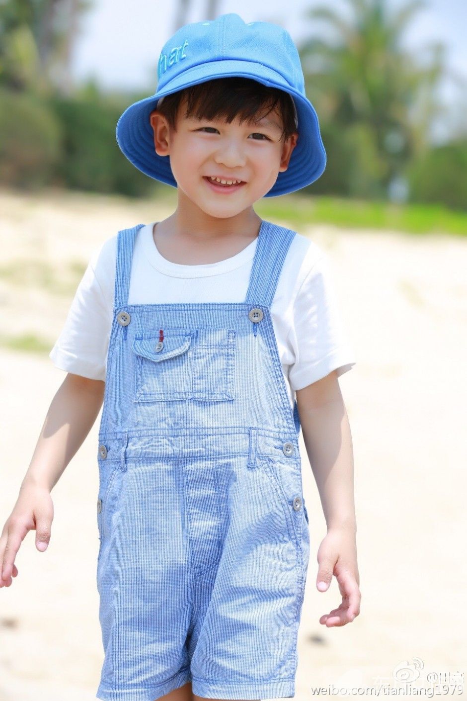 田亮兒子呆萌近照曝光 森蝶抱怨失去寵愛