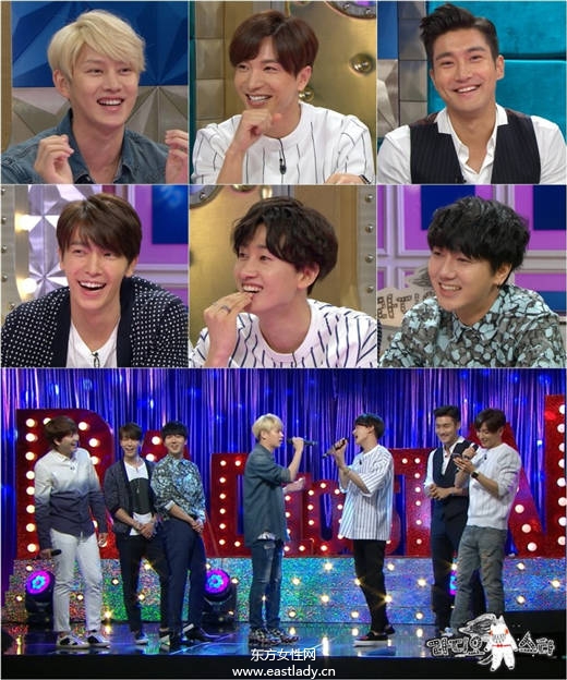 SJ坐客綜藝節(jié)目大方談韓庚、金基范