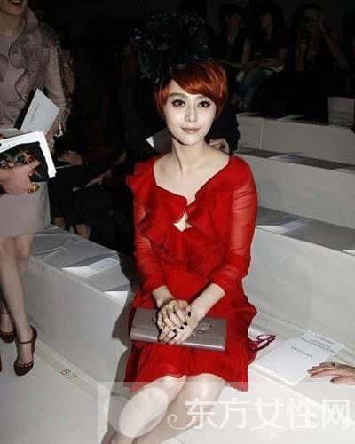 范冰冰短發(fā)圖片曝光 與李晨情侶照超拽霸氣十足