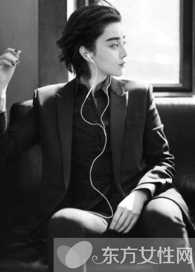 范冰冰短發(fā)圖片曝光 與李晨情侶照超拽霸氣十足