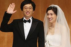劉在石老婆羅靜恩資料簡介 羅靜恩萬幸兒子嘴巴沒像爹