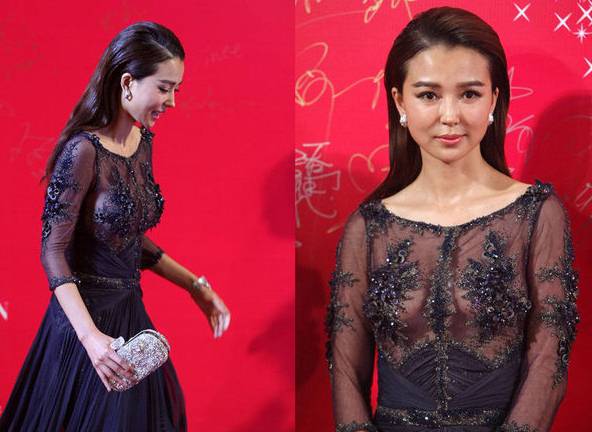 姚星彤被成龍潛規(guī)則是真的嗎  透視門事件照片露半乳走光