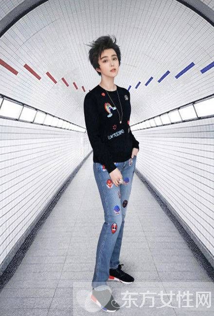 范冰冰短發(fā)圖片曝光 與李晨情侶照超拽霸氣十足