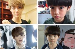 葉子宇和鹿晗對(duì)比照 葉子宇快樂(lè)大本營(yíng)人氣極高