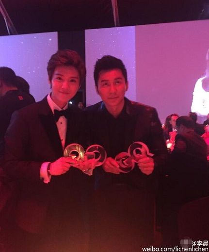 李晨與鹿晗合影翻白眼 鹿晗模樣帥氣陽光