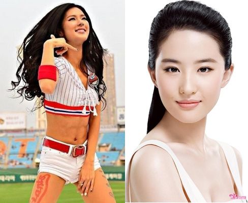 韓國(guó)棒球女神樸姬蘭酷似劉亦菲 樸姬蘭簡(jiǎn)介資料