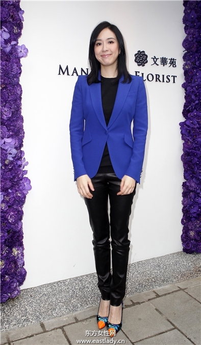 蔡依珊穿Giuseppe Zanotti Design 迷彩高跟鞋出席活動(dòng)