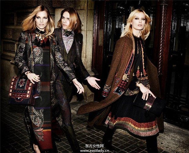 Etro 2014秋冬新款女裝廣告大片