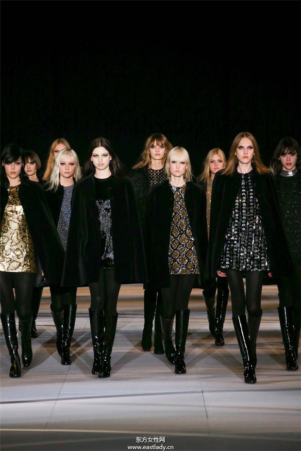 Saint Laurent巴黎時(shí)裝周2014秋冬新品發(fā)布