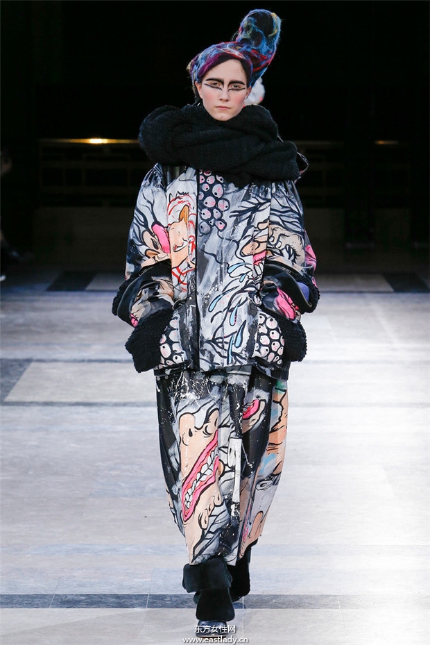 Yohji Yamamoto巴黎時裝周2014秋冬新品發(fā)布