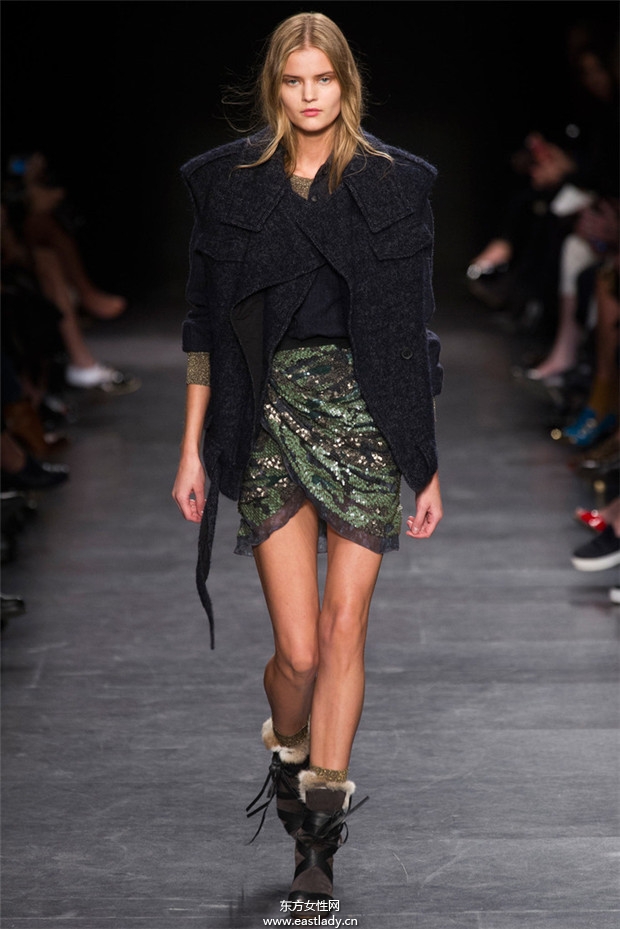 Isabel Marant巴黎時裝周2014秋冬新品發(fā)布