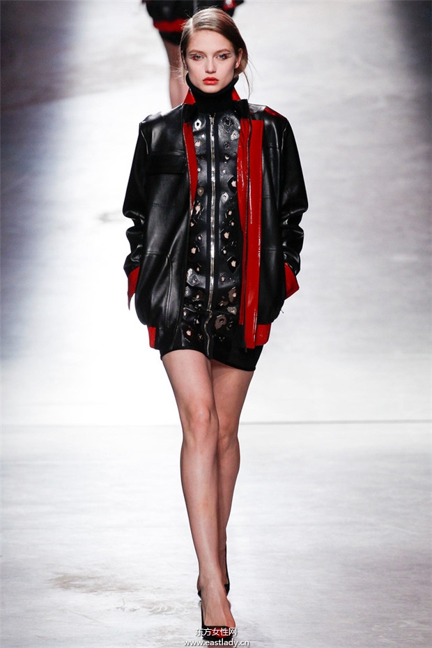 Anthony Vaccarello巴黎時裝周2014秋冬新品發(fā)布