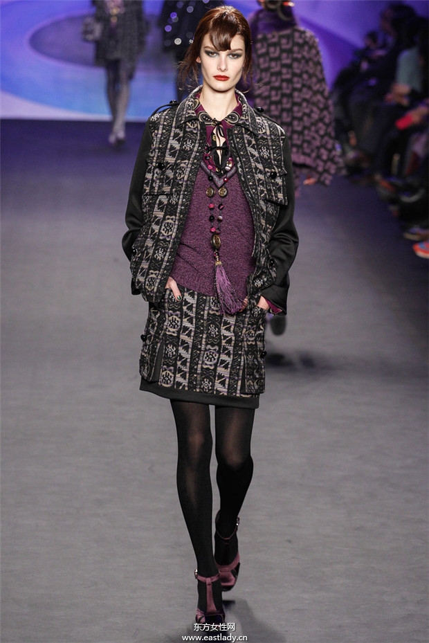 Anna Sui紐約時(shí)裝周2014秋冬新品發(fā)布