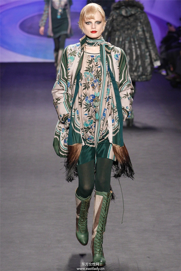 Anna Sui紐約時(shí)裝周2014秋冬新品發(fā)布