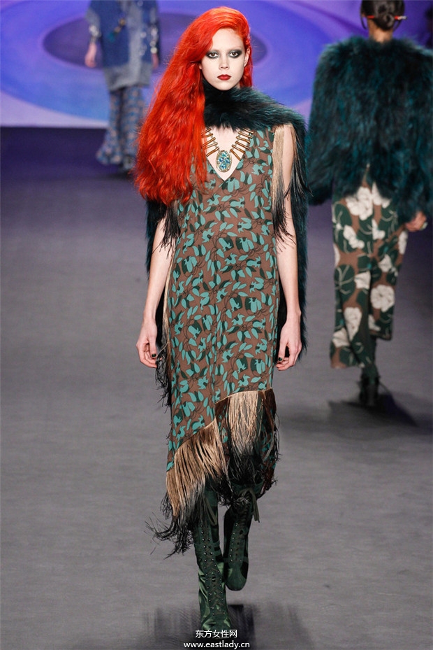 Anna Sui紐約時(shí)裝周2014秋冬新品發(fā)布