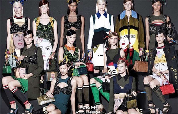 普拉達(Prada)2014春夏女裝廣告大片
