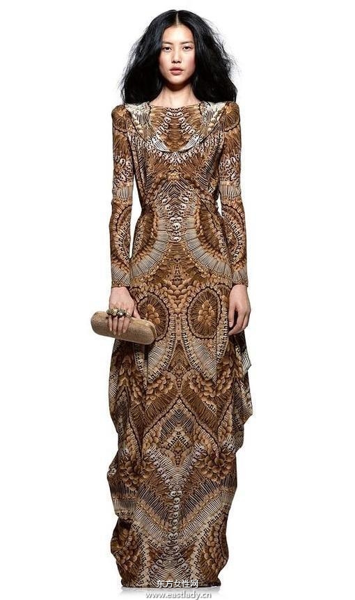 Alexander Mcqueen 2014秋冬女裝流行大片