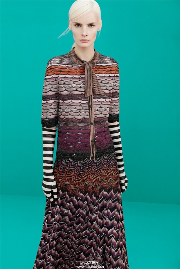 Missoni 2014早秋女裝流行服飾時(shí)尚大片