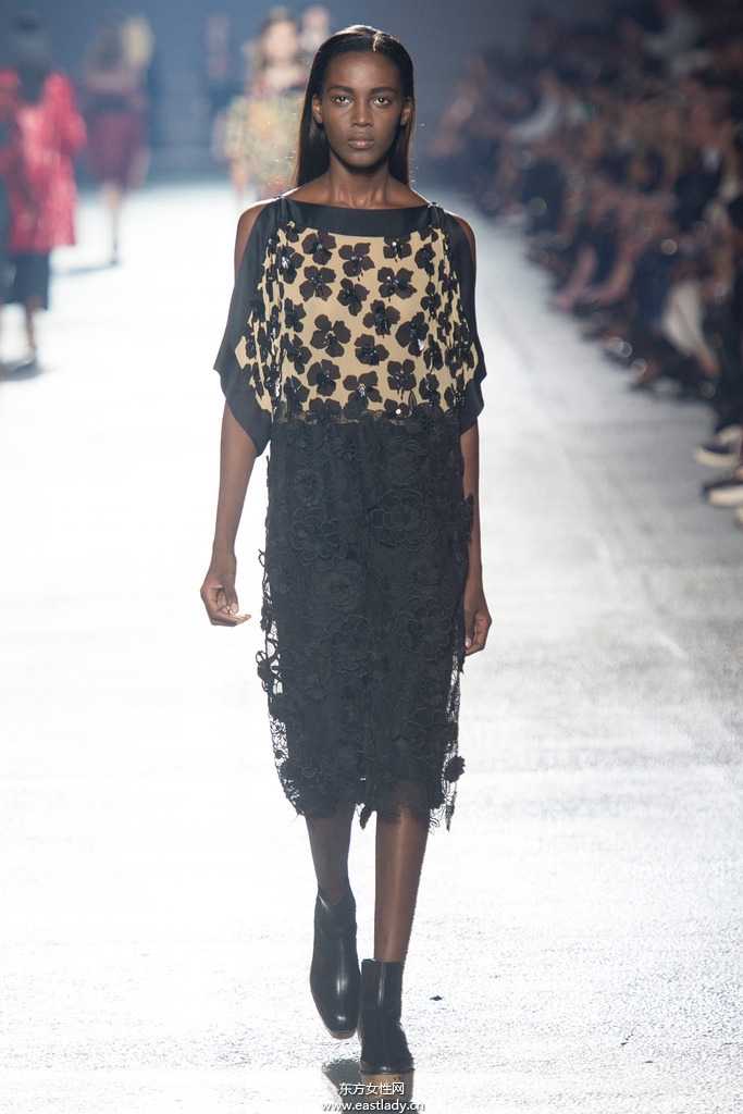 Dries Van Noten巴黎時裝周2014春夏流行服飾時尚大片