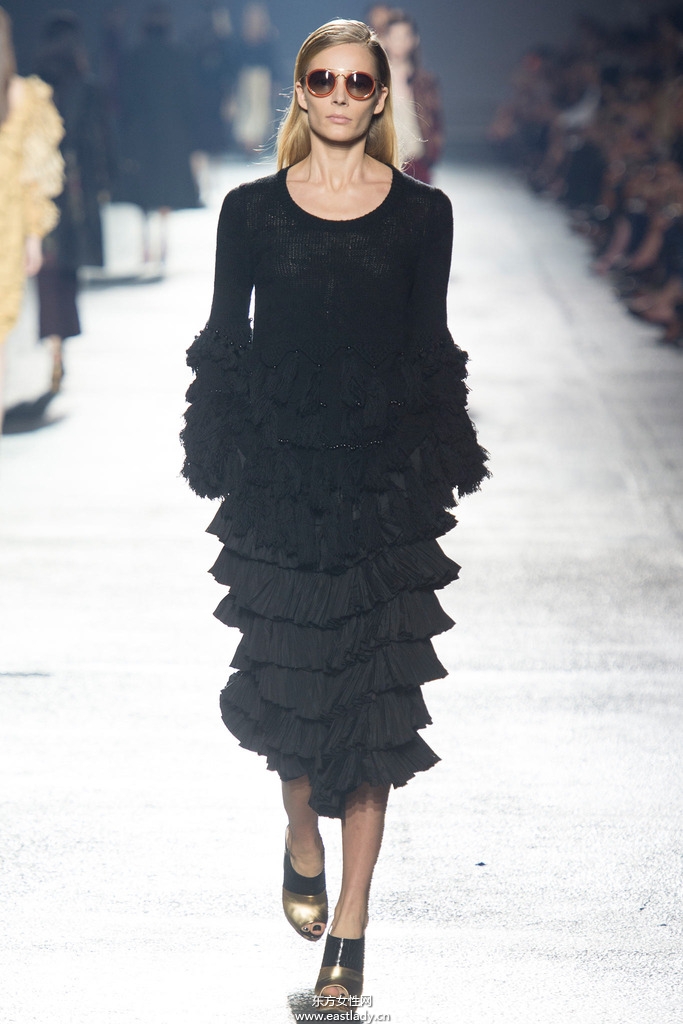 Dries Van Noten巴黎時裝周2014春夏流行服飾時尚大片