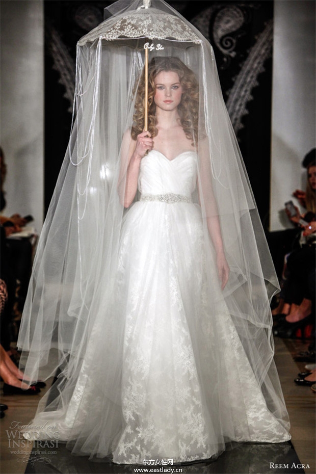 Reem Acra 2014婚紗禮服系列欣賞(圖片)