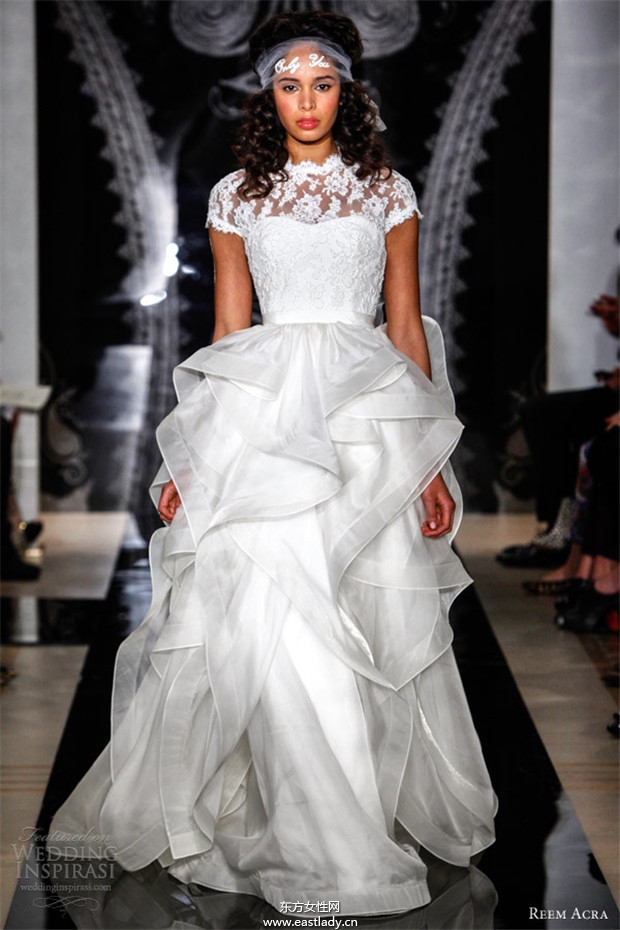 Reem Acra 2014婚紗禮服系列欣賞(圖片)
