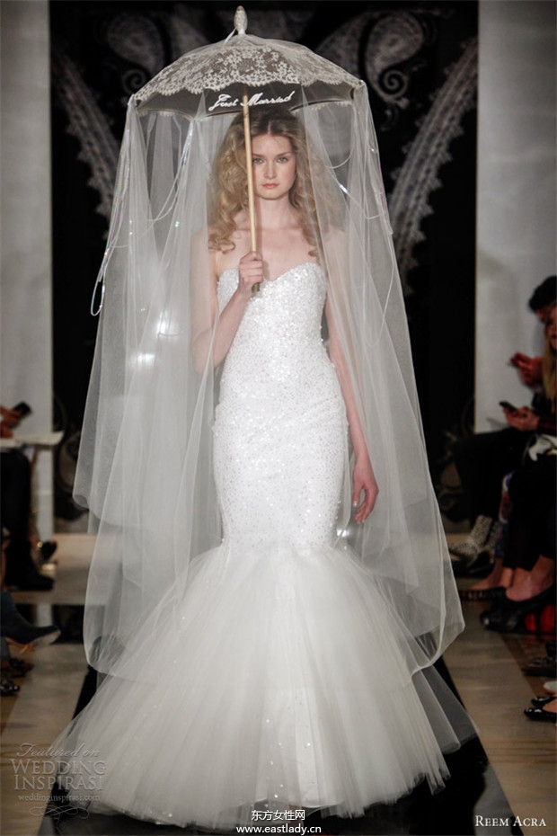 Reem Acra 2014婚紗禮服系列欣賞(圖片)