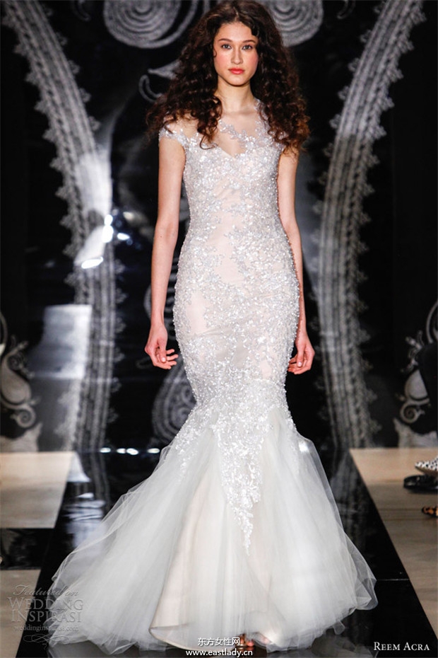 Reem Acra 2014婚紗禮服系列欣賞(圖片)