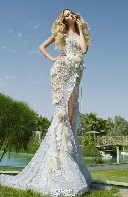 Shady Zeineldine讓人驚艷的魚尾裙禮服設(shè)計