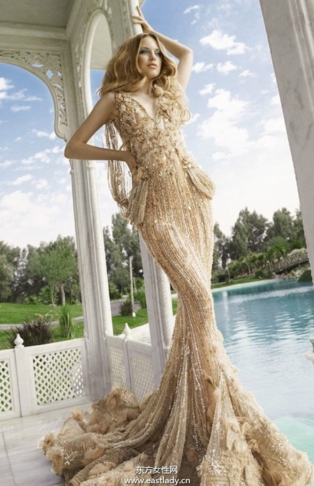 Shady Zeineldine讓人驚艷的魚尾裙禮服設(shè)計