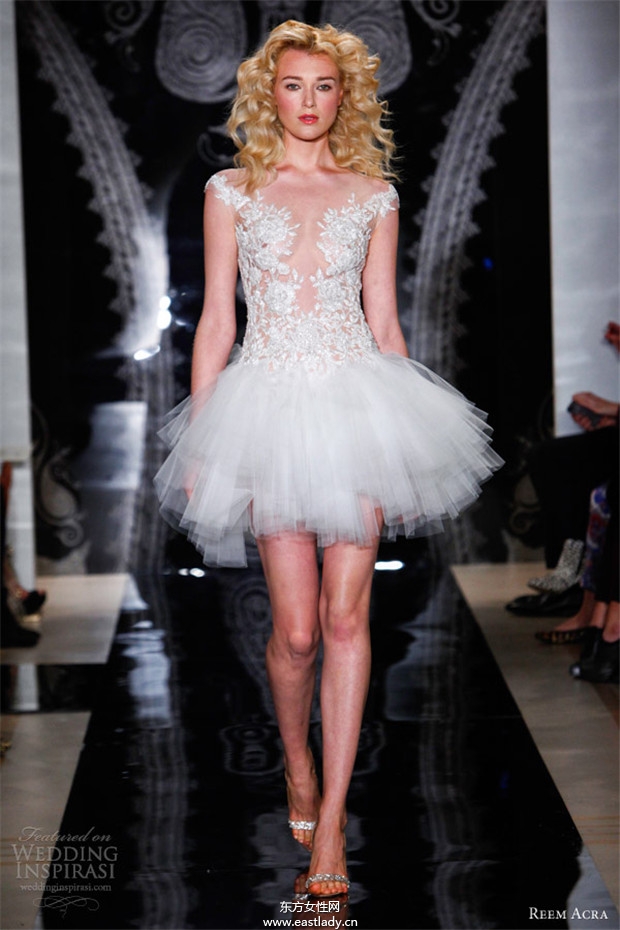 Reem Acra 2014婚紗禮服系列欣賞(圖片)