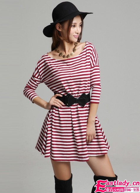 2012秋裝新品大碼寬松連衣裙  讓你更加的多變和不同