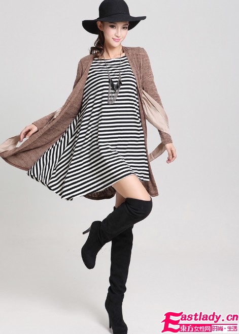 2012秋裝新品大碼寬松連衣裙  讓你更加的多變和不同