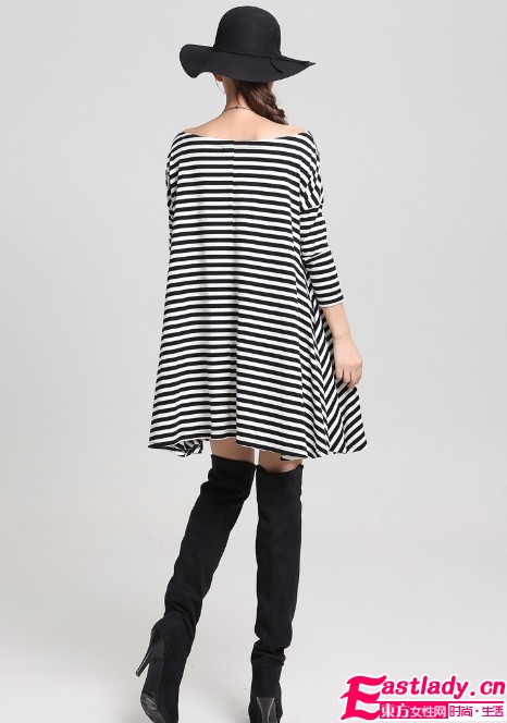 2012秋裝新品大碼寬松連衣裙  讓你更加的多變和不同