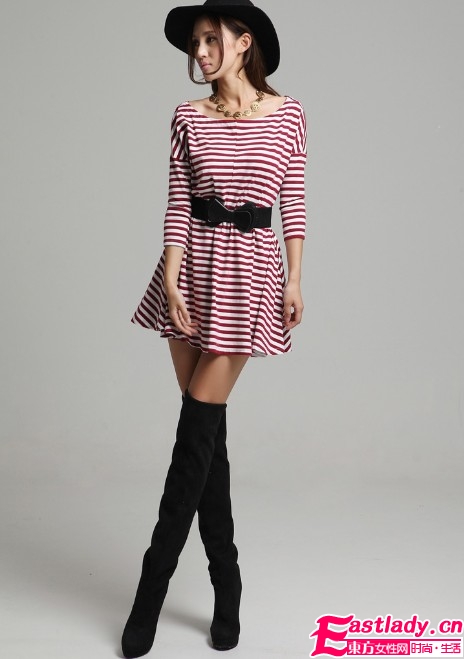 2012秋裝新品大碼寬松連衣裙  讓你更加的多變和不同