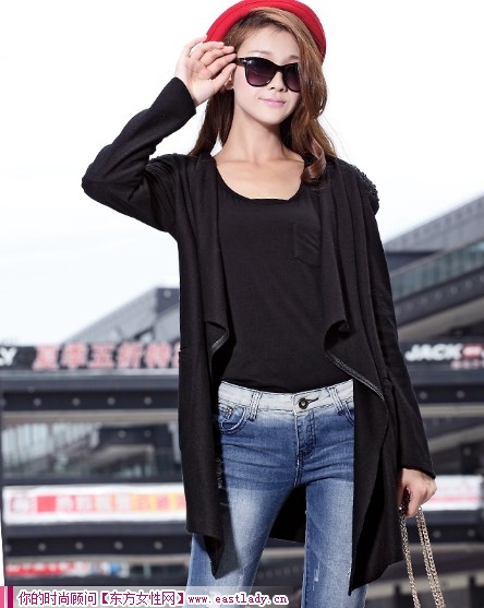 不規(guī)則長(zhǎng)款風(fēng)衣外套 歐美大牌街拍的必備品