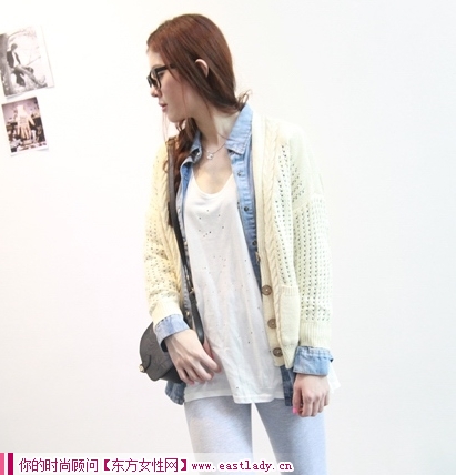 輕松搭配 鏤空長(zhǎng)袖針織衫旋風(fēng)來(lái)襲
