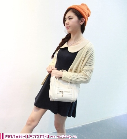 輕松搭配 鏤空長袖針織衫旋風(fēng)來襲