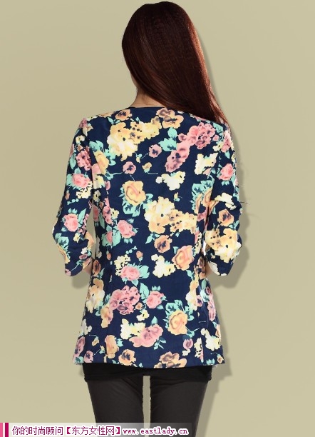小小七分袖小西裝 如夏花般美麗