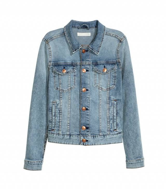 牛仔夾克這樣穿超有范 不信你看大冪冪