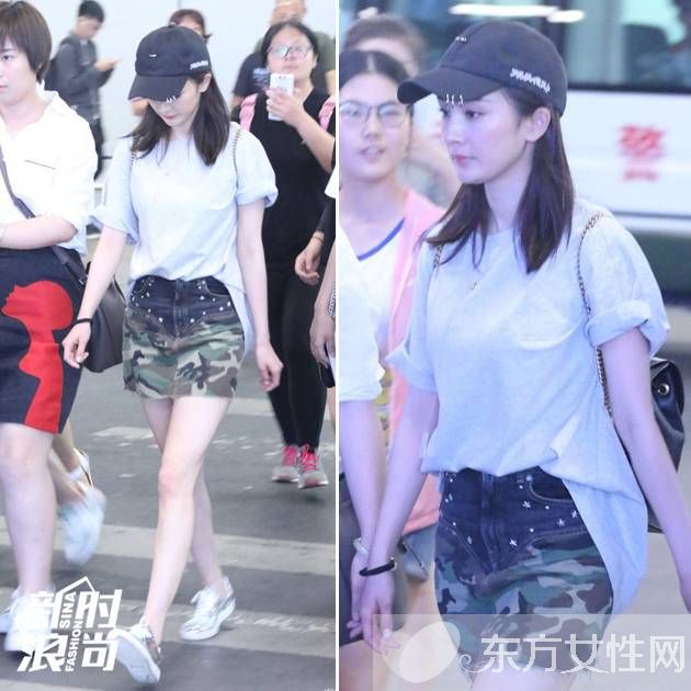 看 辣媽 楊冪的時(shí)尚百搭 今秋學(xué)她穿帥氣迷彩裝吧