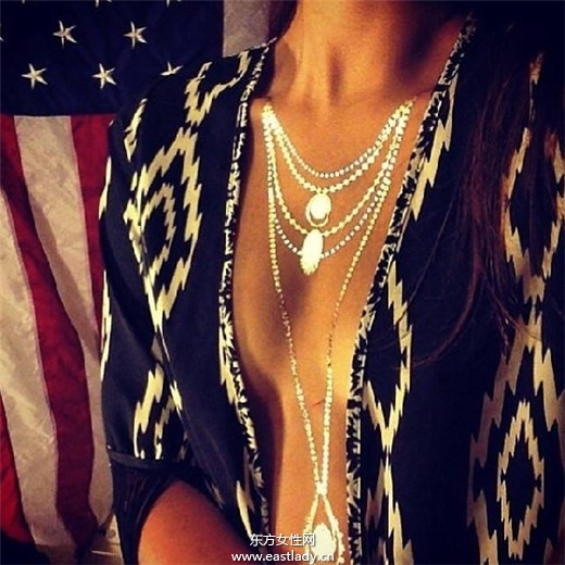 超酷 明星也愛用的金屬色系紋身貼紙