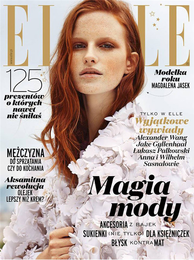 Magdalena Jasek《Elle》2014年12月波蘭版