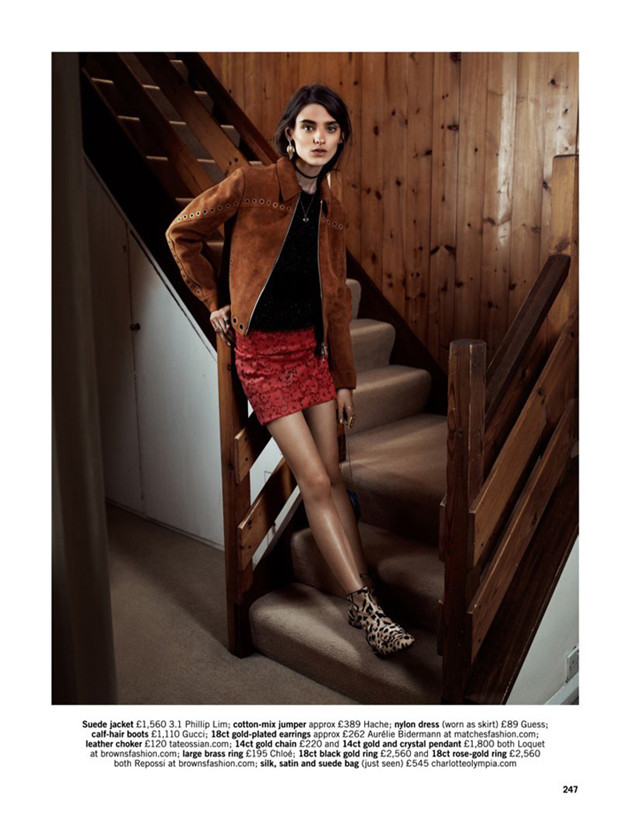 Carolina Thaler《Glamour》2014年12月英國版